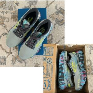 Brooks Glycerin GTS 20 Size 7.5 Running Shoes Jadeite/Alaskan Blue/Ebony